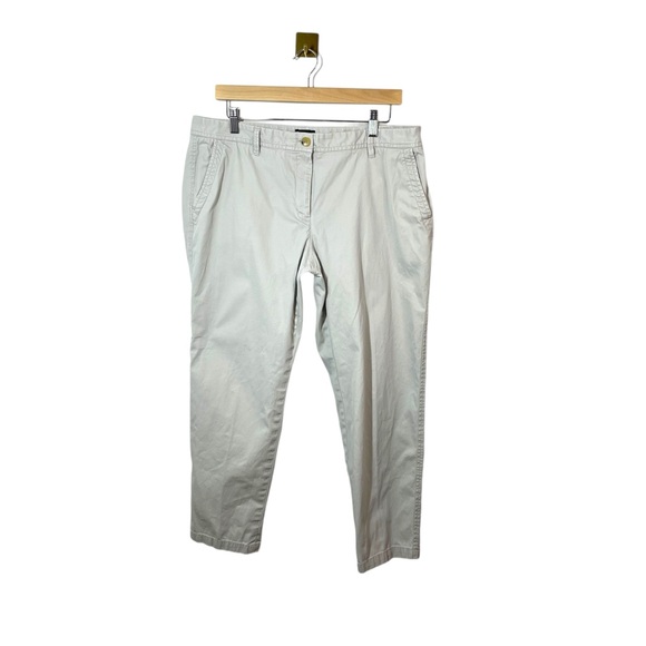 Talbots Women’s Relaxed Chino Pants in Rocky Beach Tan Size 14P - Picture 5 of 12